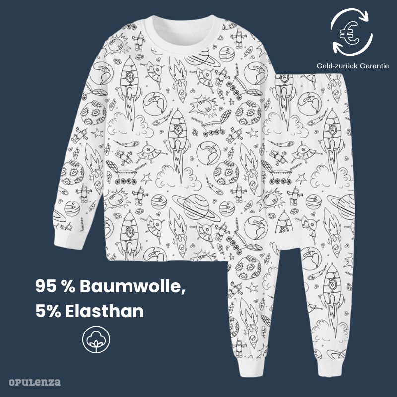 Opulenza™ - DIY-Pyjama-Malset für Kinder