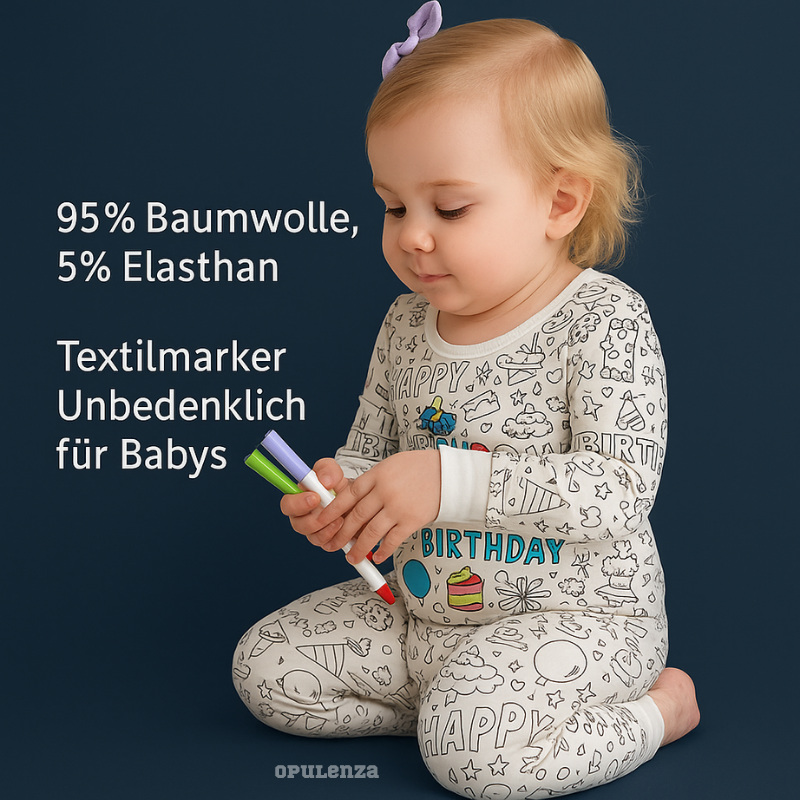 Opulenza™ - DIY-Pyjama-Malset für Kinder